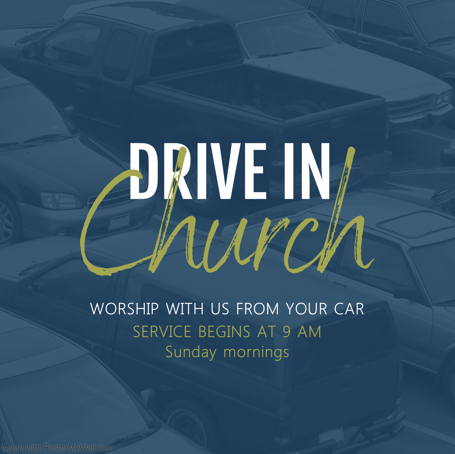 Drive in church – Crestview Church of Christ